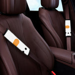 Snowman Face Print Car Seat Belt Covers