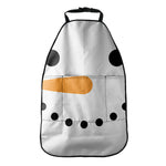 Snowman Face Print Car Seat Organizers