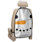 Snowman Face Print Car Seat Organizers