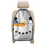 Snowman Face Print Car Seat Organizers