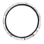 Snowman Face Print Car Steering Wheel Cover