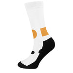 Snowman Face Print Crew Socks