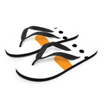 Snowman Face Print Flip Flops