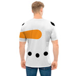 Snowman Face Print Men's T-Shirt