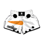 Snowman Face Print Muay Thai Boxing Shorts