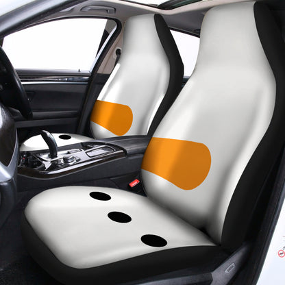 Snowman Face Print Universal Fit Car Seat Covers