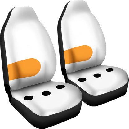 Snowman Face Print Universal Fit Car Seat Covers