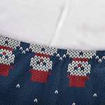 Snowman Knitted Pattern Print Sofa Cover