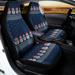 Snowman Knitted Pattern Print Universal Fit Car Seat Covers