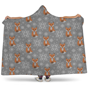 Fox discount hooded blanket