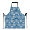 Snowy Penguin Knitted Pattern Print Apron