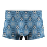 Snowy Penguin Knitted Pattern Print Men's Boxer Briefs