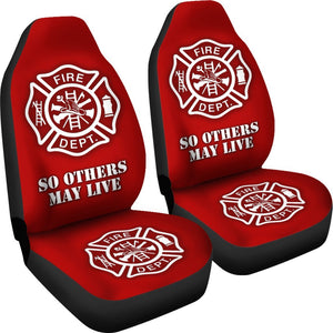 So Others May Live Firefighter Universal Fit Car Seat Covers GearFrost