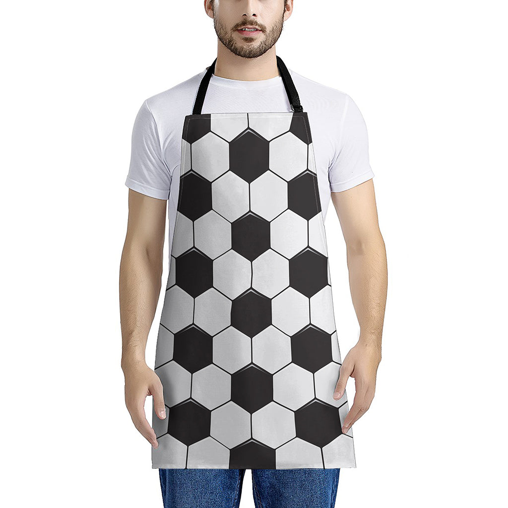 Soccer Ball Print Apron