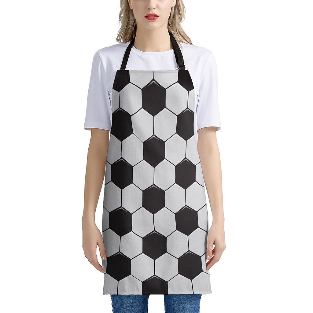 Soccer Ball Print Apron