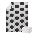 Soccer Ball Print Blanket