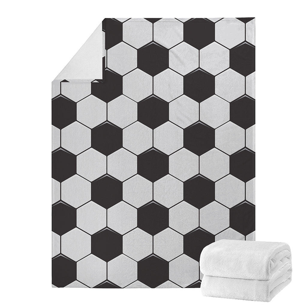Soccer Ball Print Blanket
