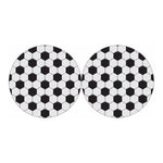 Soccer Ball Print Car Coasters