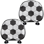 Soccer Ball Print Car Headrest Covers