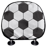 Soccer Ball Print Car Headrest Covers