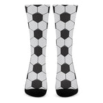 Soccer Ball Print Crew Socks
