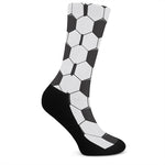 Soccer Ball Print Crew Socks