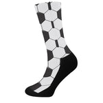 Soccer Ball Print Crew Socks