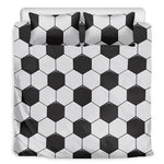 Soccer Ball Print Duvet Cover Bedding Set