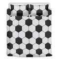Soccer Ball Print Duvet Cover Bedding Set