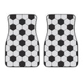 Soccer Ball Print Front Car Floor Mats