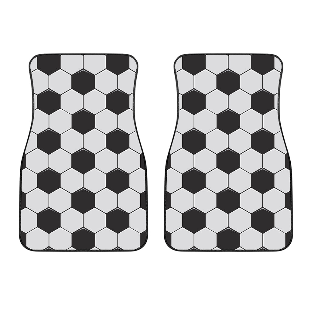 Soccer Ball Print Front Car Floor Mats