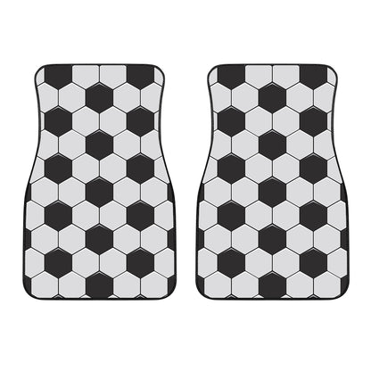 Soccer Ball Print Front Car Floor Mats