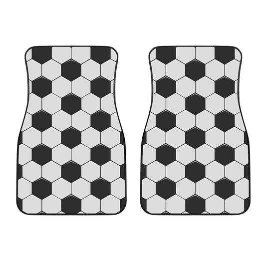Soccer Ball Print Front Car Floor Mats