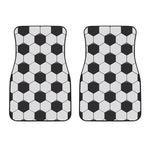 Soccer Ball Print Front Car Floor Mats