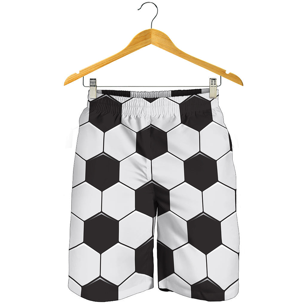 Soccer Ball Print Men's Shorts