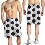 Soccer Ball Print Men's Shorts