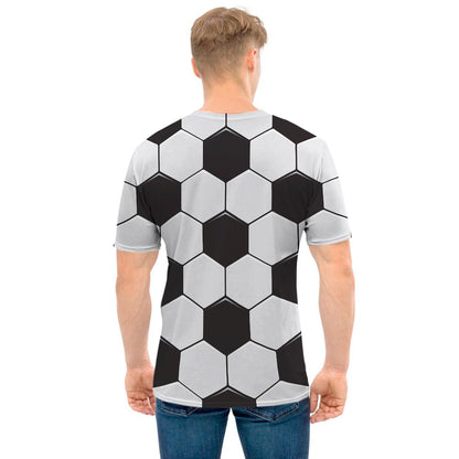 Soccer Ball Print Men's T-Shirt