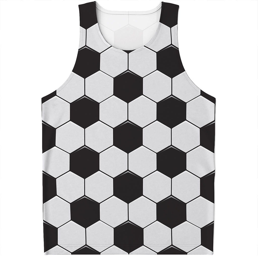 Soccer Ball Print Men's Tank Top