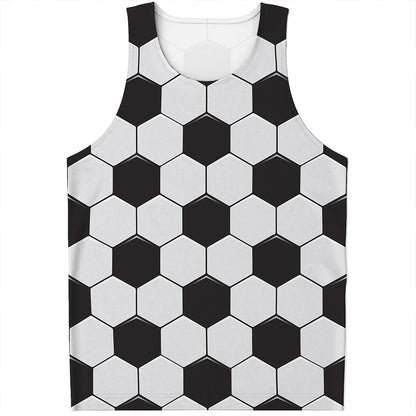 Soccer Ball Print Men's Tank Top