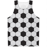 Soccer Ball Print Men's Tank Top