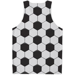 Soccer Ball Print Men's Tank Top