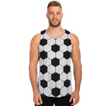 Soccer Ball Print Men's Tank Top