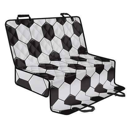 Soccer Ball Print Pet Car Back Seat Cover
