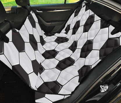 Soccer Ball Print Pet Car Back Seat Cover