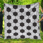 Soccer Ball Print Quilt