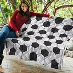 Soccer Ball Print Quilt