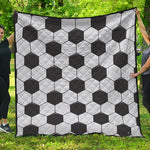 Soccer Ball Print Quilt