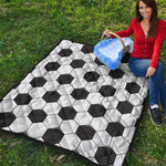 Soccer Ball Print Quilt