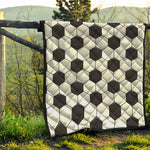 Soccer Ball Print Quilt