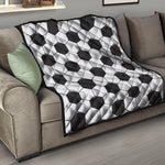 Soccer Ball Print Quilt